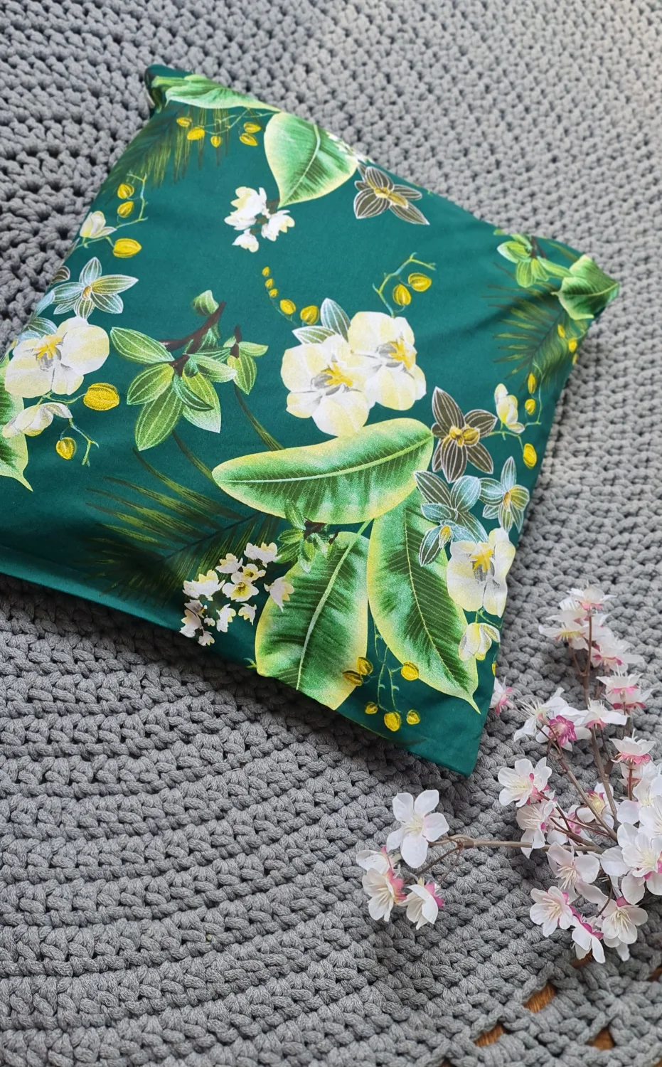 Poduszka z łuską gryki 40x40cm