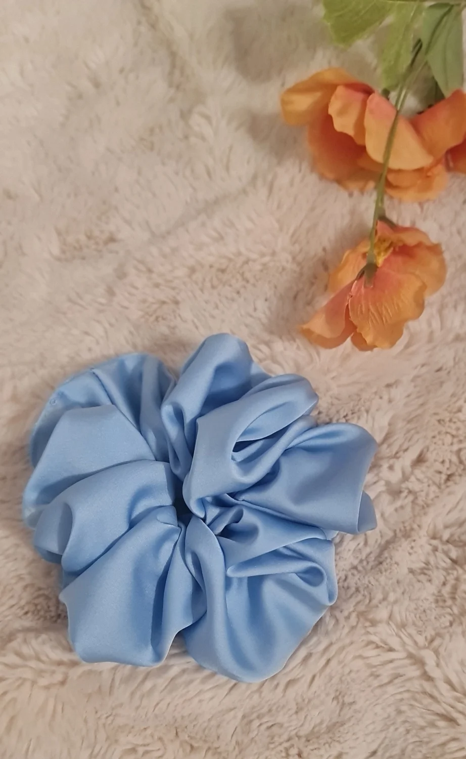 Scrunchie z dodatkiem jedwabiu standard