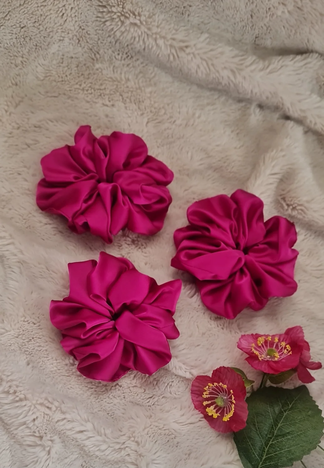 Scrunchie z dodatkiem jedwabiu standard