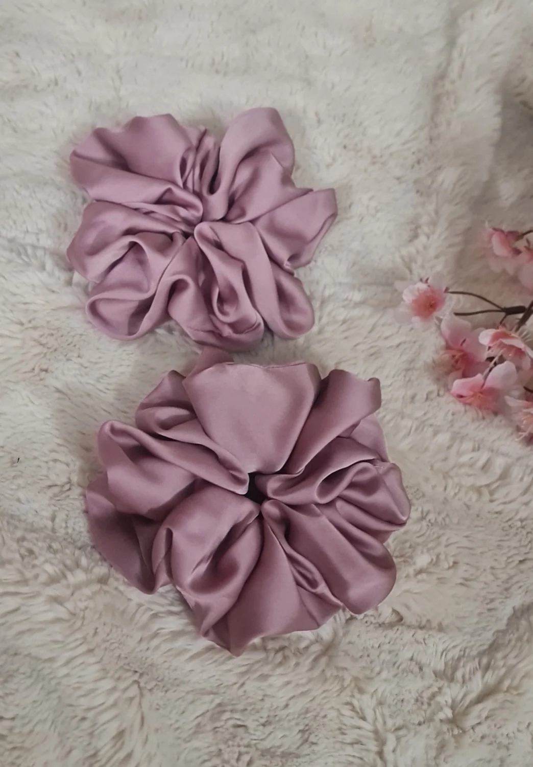 Scrunchie z dodatkiem jedwabiu standard