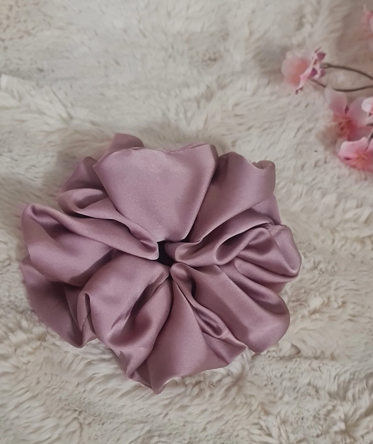 Scrunchie z dodatkiem jedwabiu standard