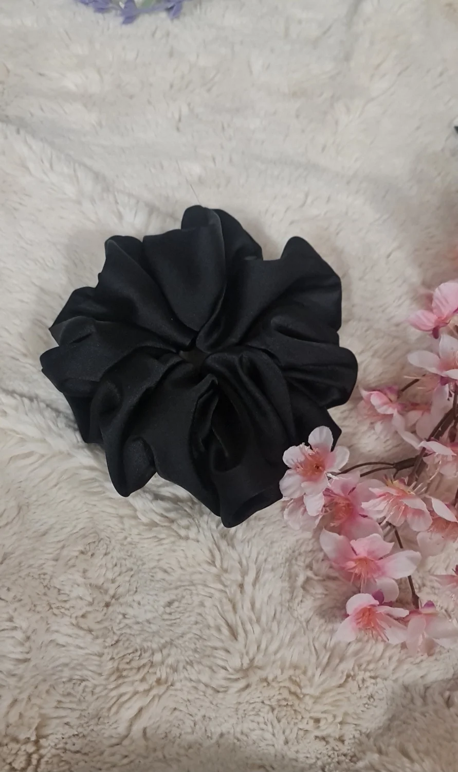 Scrunchie z dodatkiem jedwabiu standard