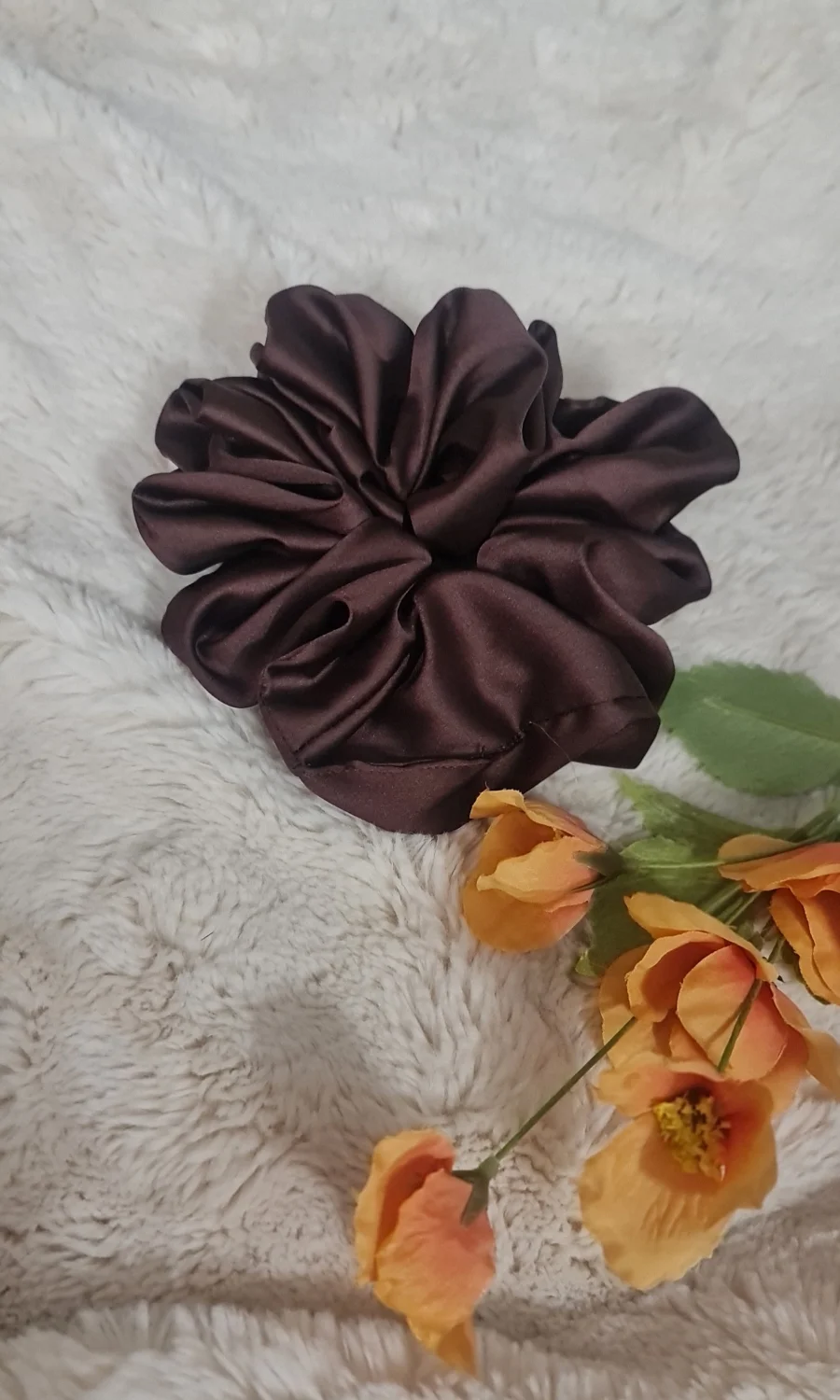 Scrunchie z dodatkiem jedwabiu standard