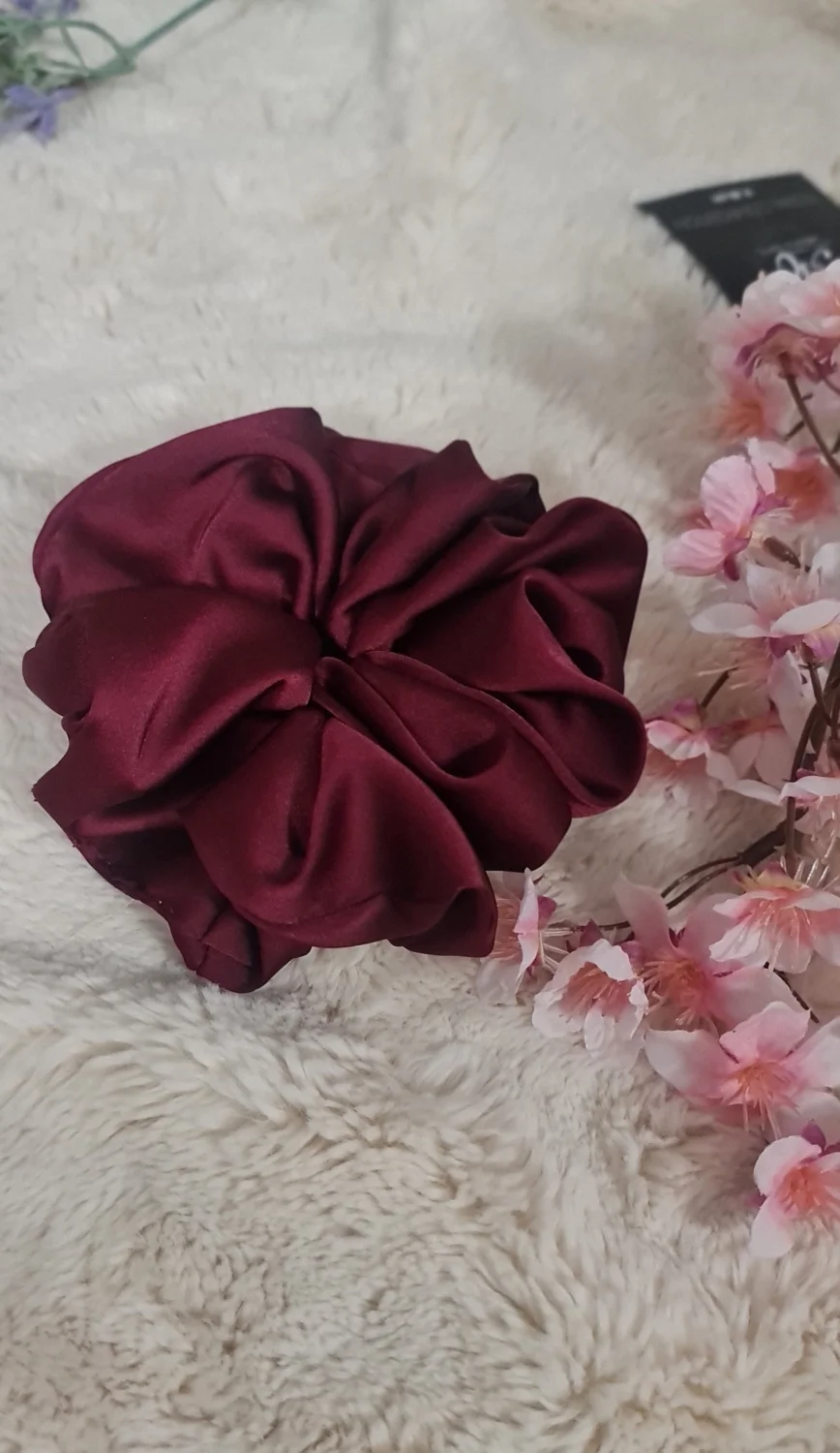 Scrunchie z dodatkiem jedwabiu standard