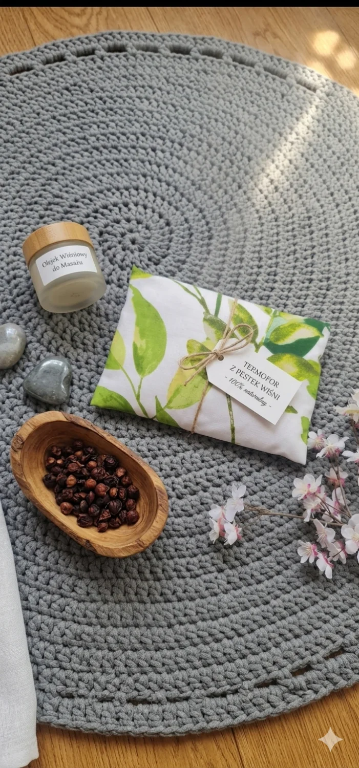 Termofor z pestek wiśni duży